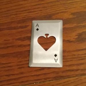 Poker card trowing knife